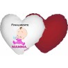 cuscino forma cuore scritta finalmente mamma regalo compleanno festa bambina