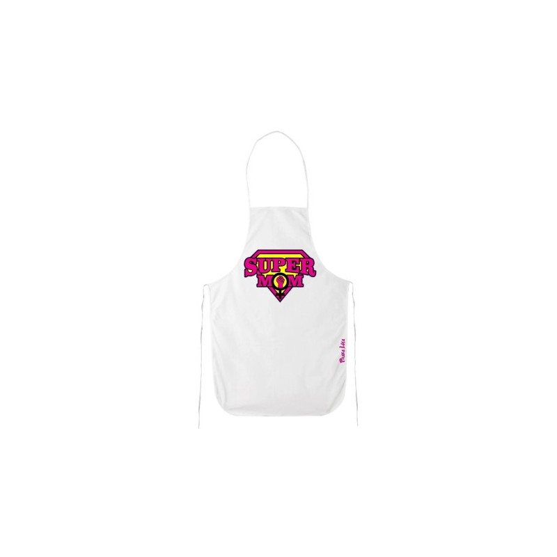 grembiule donna cucina scritta super mom mamma festa idea regalo compleanno