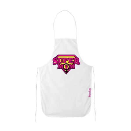 grembiule donna cucina scritta super mom mamma festa idea regalo compleanno