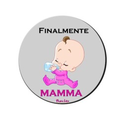 mouse pad tappetino pc scritta finalmente mamma idea regalo festa compleanno