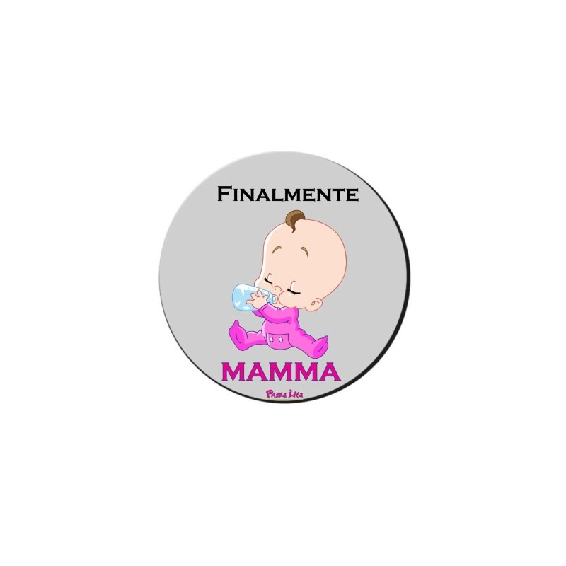 mouse pad tappetino pc scritta finalmente mamma idea regalo festa compleanno