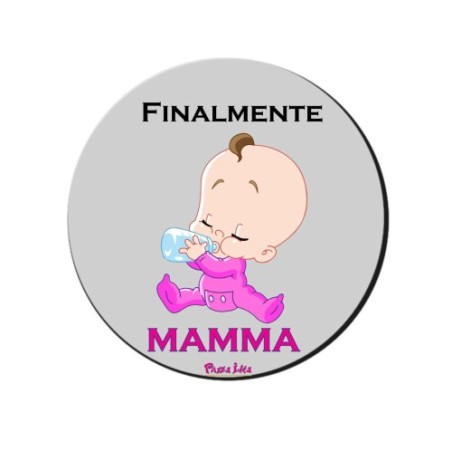 mouse pad tappetino pc scritta finalmente mamma idea regalo festa compleanno