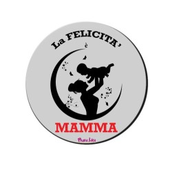 mouse pad tappetino pc scritta la delicita' mamma idea regalo festa compleanno