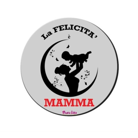 mouse pad tappetino pc scritta la delicita' mamma idea regalo festa compleanno