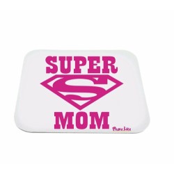 mouse pad tappetino pc scritta super mom mamma idea regalo festa compleanno