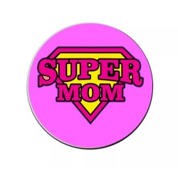mouse pad tappetino pc scritta super mom mamma idea regalo festa compleanno