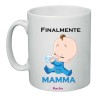 tazza 8x10 scritta finalmente mamma regalo festa compleanno nascita bambino