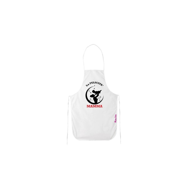 grembiule cucina scritta la felicita e mamma festa regalo compleanno
