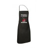 grembiule nero scritta comanda chi porta i tacchi mamma regalo festa compleanno