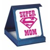 targa targhetta metallo scatola scritta siper mom festa della mamma regalo