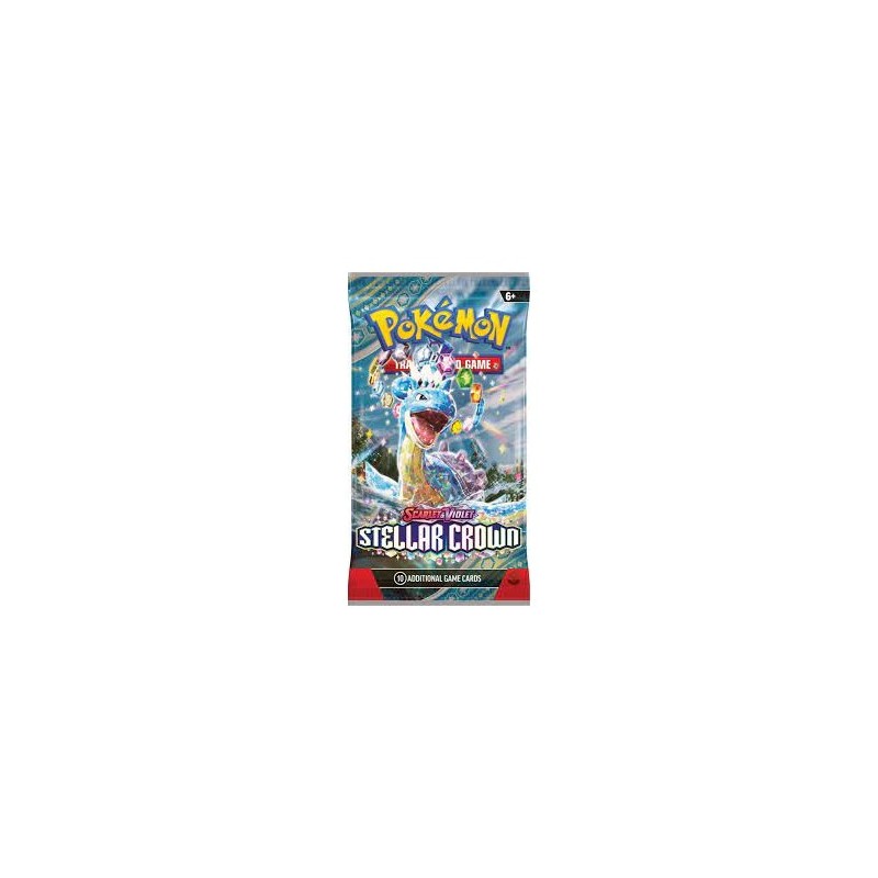 Pokemon Scarlet and Violet - Stellar Crown Booster Pack - ENG bustina con 10 card