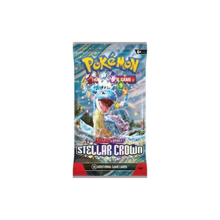 Pokemon Scarlet and Violet - Stellar Crown Booster Pack - ENG bustina con 10 card