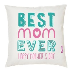 cuscino 40 x 40 scritta best mom ever idea regalo festa della mamma compleanno