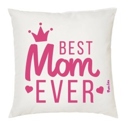 cuscino 40x40 scritta best mom ever idea regalo festa della mamma compleanno