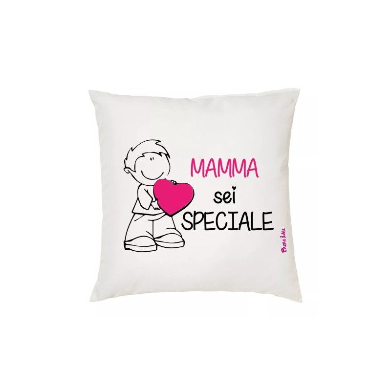 cuscino 40x40 scritta mamma sei speciale idea regalo festa compleanno