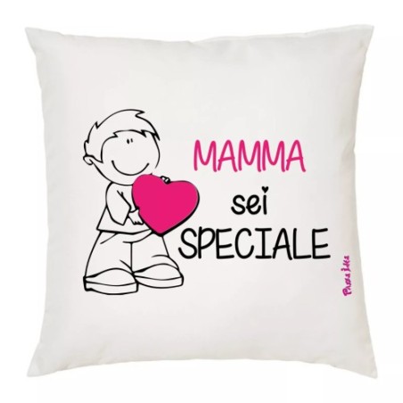 cuscino 40x40 scritta mamma sei speciale idea regalo festa compleanno