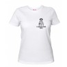 T-shirt donna in cotone con stampa Agricoltore Nick