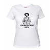T-shirt donna in cotone con stampa Agricoltore Nick