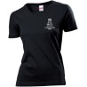 T-shirt donna in cotone con stampa Agricoltore Nick