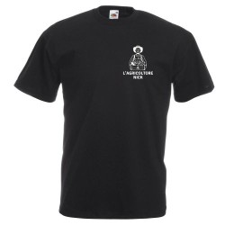 T-shirt in cotone con stampa Agricoltore Nick