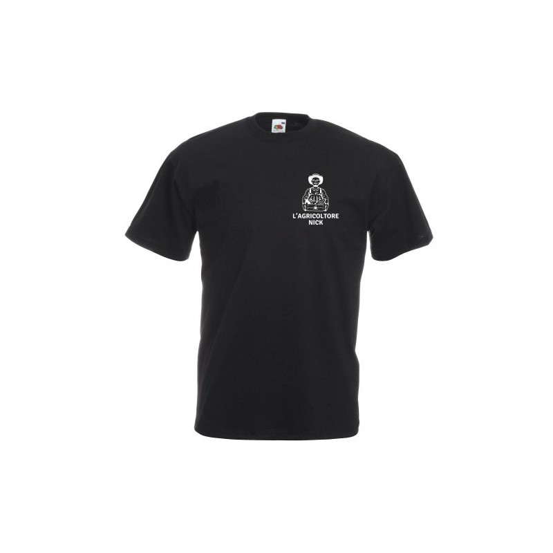 T-shirt in cotone con stampa Agricoltore Nick