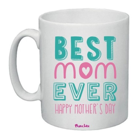 tazza ceramica 8x10 scritta best mom ever regalo festa della mamma compleanno