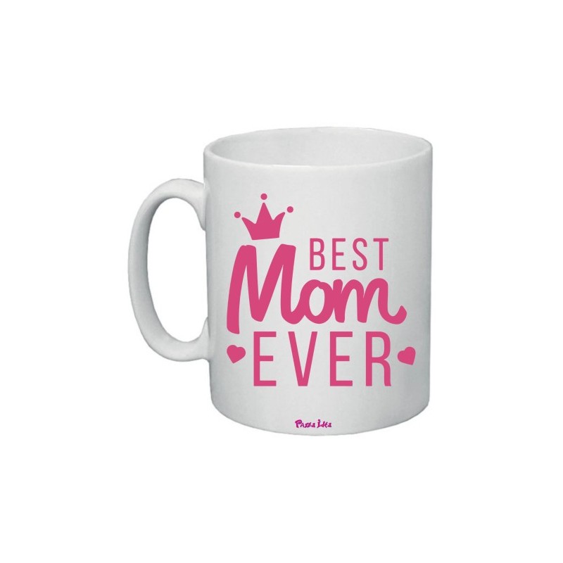tazza ceramica 8x10 scritta best mom ever regalo festa della mamma compleanno