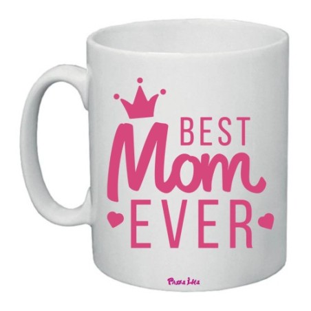 tazza ceramica 8x10 scritta best mom ever regalo festa della mamma compleanno