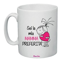 tazza ceramica 8x10 scritta mamma preferita regalo festa della mamma compleanno
