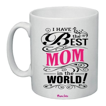 tazza ceramica 8x10 scritta the best mom regalo festa della mamma compleanno