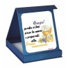 targa targhetta adesiva scatola scritta grazie catechista regalo prima comunione