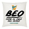 cuscino 40x40 scritta logo veneto radio beo come el culo del vedeo
