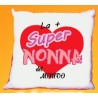 Cuscino cm40x40 La + super nonna del mondo
