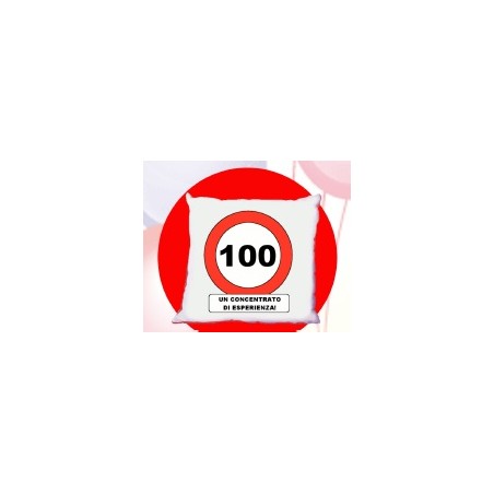 cuscino compleanno 100 anni