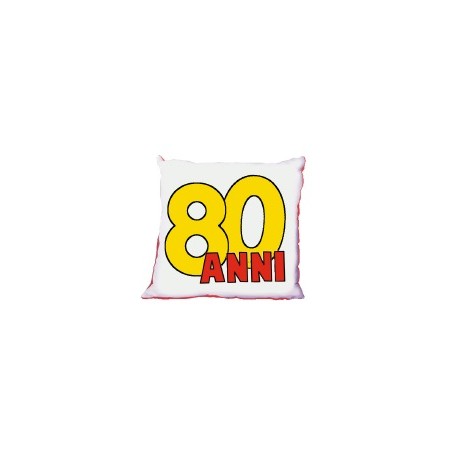 cuscino compleanno 80 anni