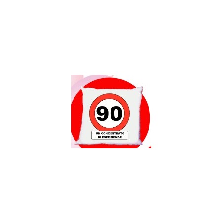 cuscino compleanno 90 anni