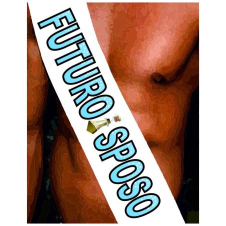 F224017 FASCIA IN POLIESTERE FUTURO SPOSO