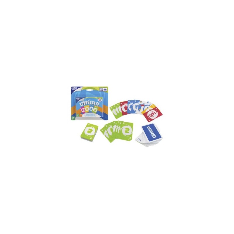 Family Games Ultimo: il gioco di carte perfetto per tutta la famiglia! Con 112 carte, le possibilità di divertimento sono infin