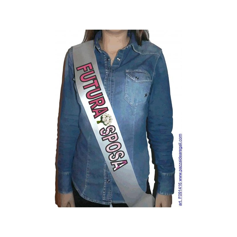 Fasce miss - mister personalizzate ( futura sposa)