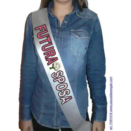 Fasce miss - mister personalizzate ( futura sposa)