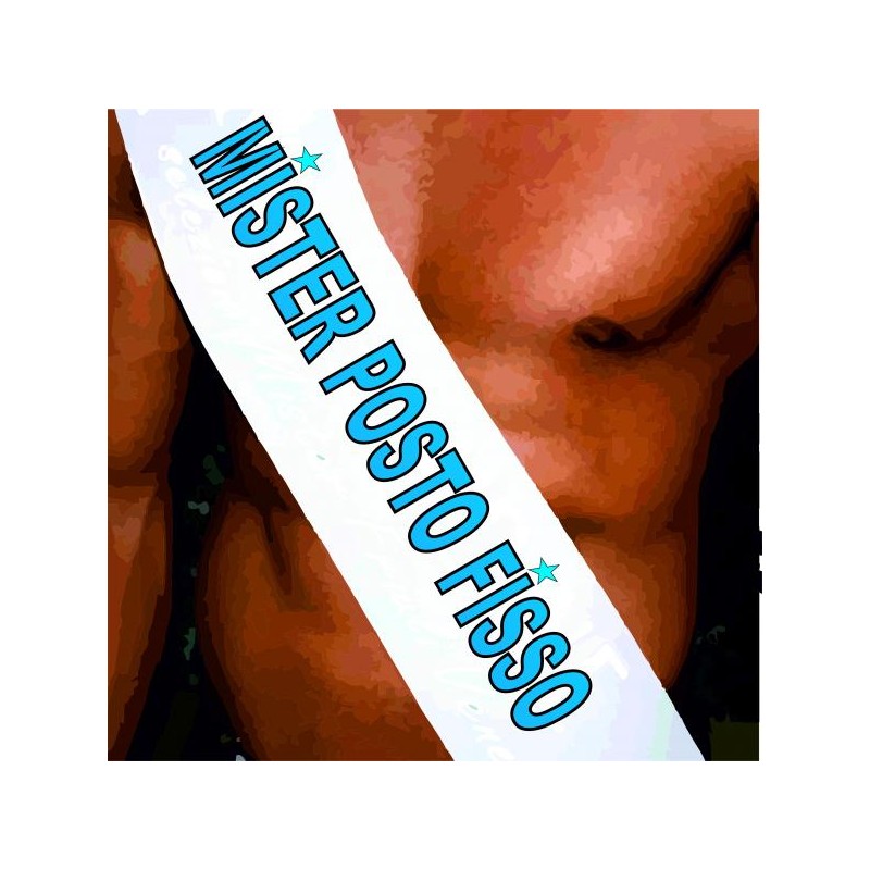 Fasce miss - mister personalizzate (mister posto fisico)