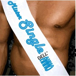 Fasce miss - mister personalizzate (mister single dell'anno)